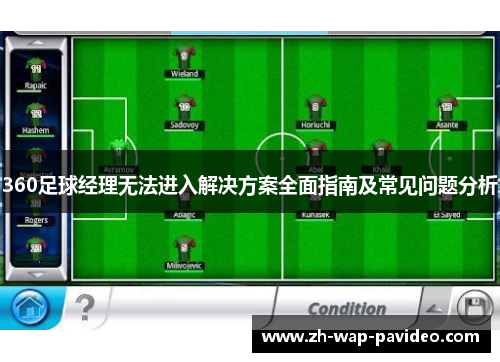 360足球经理无法进入解决方案全面指南及常见问题分析 360足球经理无法进入解决方案全面指南及常见问题分析