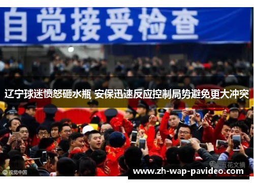 辽宁球迷愤怒砸水瓶 安保迅速反应控制局势避免更大冲突